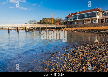 Pontile Yarmouth sull'Isola di Wight in Inghilterra UK Europa Foto Stock