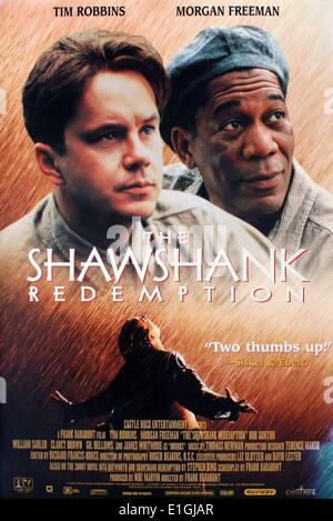 Il Shawshank Redemption un 1994 American film di fiction con protagonisti Tim Robbins e Morgan Freeman. Foto Stock