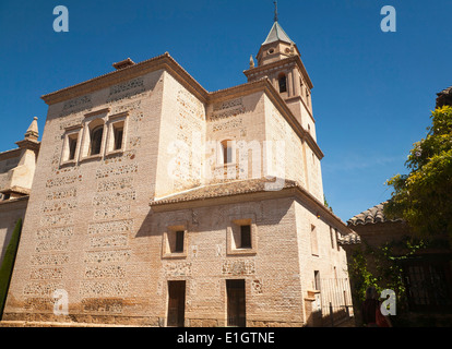 Chiesa di Santa Maria de Alhambra, il Complesso Alhambra di Granada, Spagna Foto Stock