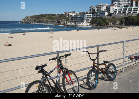 Australia bondi beach su un giugno giorno inverni, NSW, Australia Foto Stock