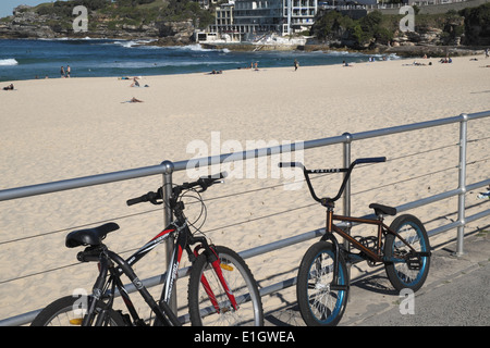 Australia bondi beach su un giugno giorno inverni, NSW, Australia Foto Stock