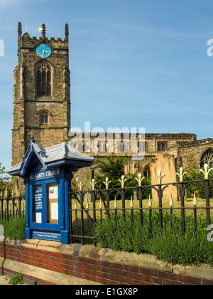 Chiesa di tutti i santi, Pocklington, nello Yorkshire, Regno Unito. Foto Stock