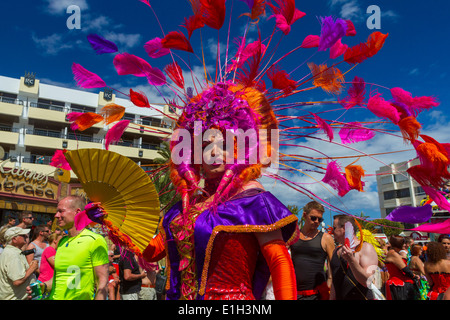 Gay Pride Parade Maspalomas 2014 Foto Stock