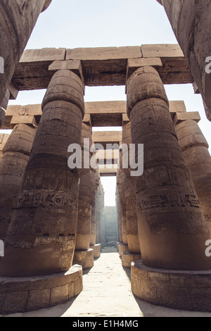Tempio di Karnak complessa, Luxor, Egitto Foto Stock