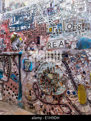 Philadelphia Magic Gardens, South Street, Filadelfia Pennsylvania, STATI UNITI D'AMERICA Foto Stock