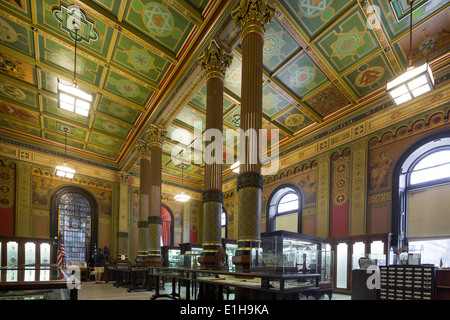 Il museo, il Tempio Massonico, Philadelphia, Pennsylvania, STATI UNITI D'AMERICA Foto Stock