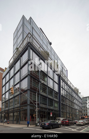 Blocco di appartamenti a 40 Mercer Street, progettato da Jean Nouvel, Manhattan, New York City, Stati Uniti d'America Foto Stock
