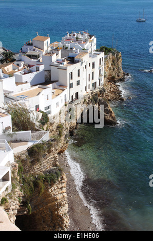 Sa Penya distretto nella città di Ibiza, Isole Baleari, Spagna Foto Stock