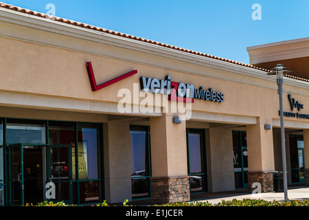 Un Verizon Wireless Store in Upland California USA Foto Stock