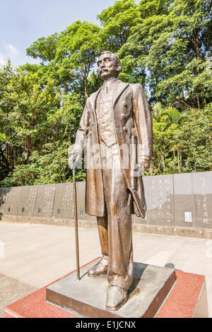 Statua di Sun Yat-Sen Foto Stock