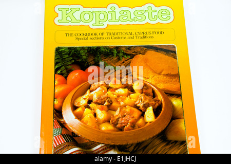 Libro di cucina cipriota. Foto Stock