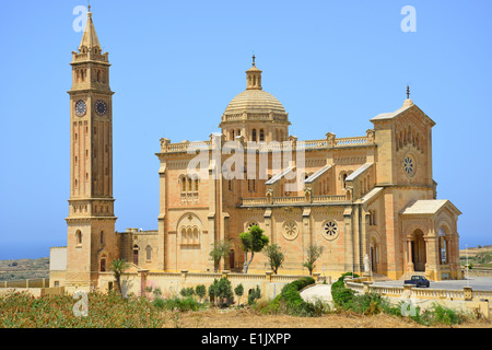 Basilica della Beata Vergine di Ta' Pinu, Għarb, Gozo (Għawdex), Gozo e Comino distretto, Gozo Regione, Repubblica di Malta Foto Stock