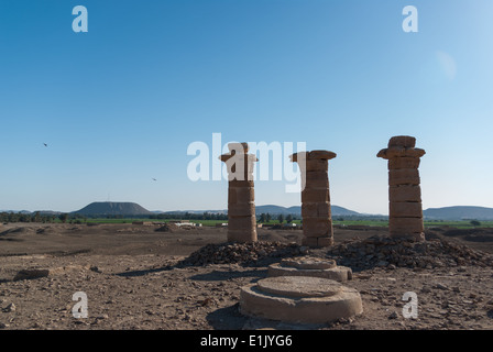 Akhenaten Sesibi tempio di Aton (Aton), Sudan settentrionale Foto Stock