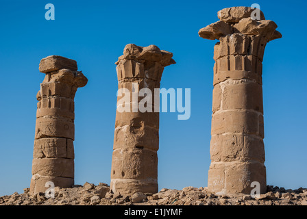 Akhenaten Sesibi tempio di Aton (Aton), Sudan settentrionale Foto Stock