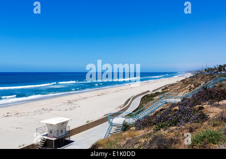 Spiaggia di Carlsbad, della Contea di San Diego, California, Stati Uniti d'America Foto Stock