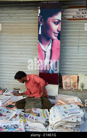 India, Karnataka, Mysore, mercato Devaraja Foto Stock