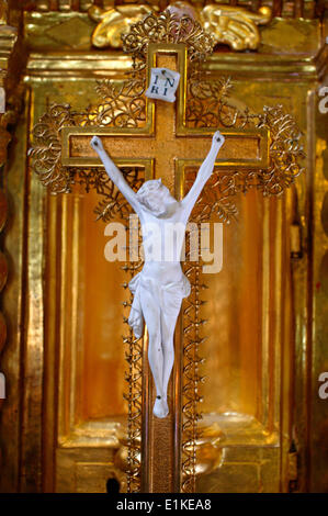 Chiesa di Saint-Nicolas de VŽroce. Cristo Foto Stock