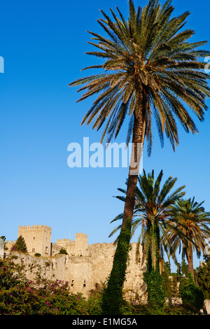 Grecia DODECANNESO, l' isola di Rodi, rodi città Unesco patrimonio di parola, la Rocca e il Palazzo del Grand Master Foto Stock