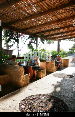 Dettagli di Karpathios Studio, l' Isola di Rodi - Grecia PEFKI - Lardos Bay - Grecia - Foto Stock