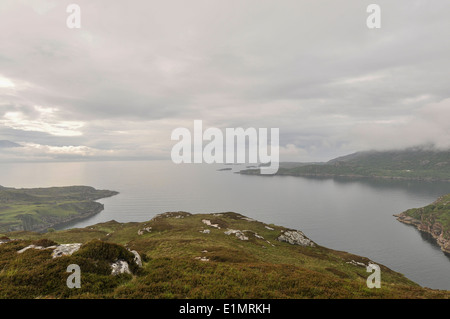 Vista dalla strada Callums sull'Isola di Raasay, Scotland, Regno Unito. Foto Stock