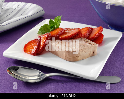 Congelati Menta Piperita Patty terrina Foto Stock