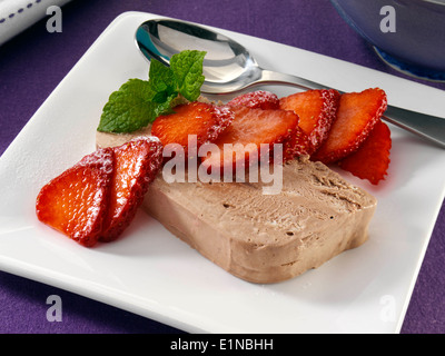 Congelati Menta Piperita Patty terrina Foto Stock