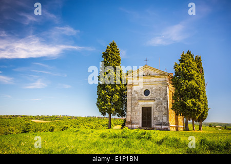 Cappella in Toscana Foto Stock