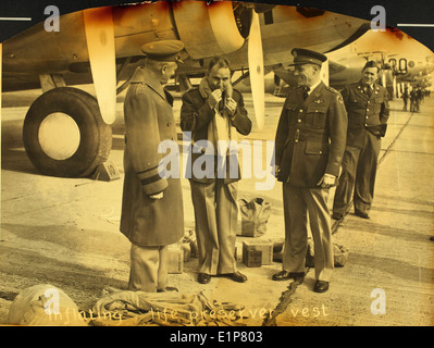 Sud Americana di buona volontà volo Boeing B-17s Gen Frank Andrews Foto Stock