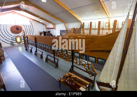 Nuova Zelanda 2013-2014. Matakohe, Northland. Kauri Museum. Alberi Kauri Log. Foto Stock