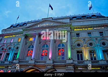 Credeteci o no di Ripley! Museo, Piccadilly Circus e il West End, la City of Westminster, Londra, Inghilterra, Regno Unito Foto Stock