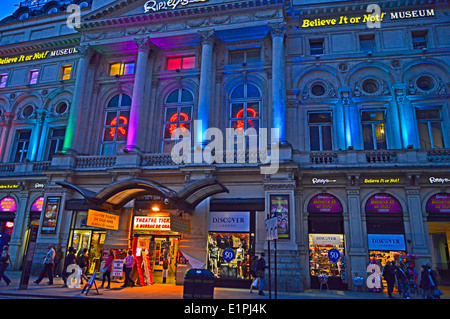Credeteci o no di Ripley! Museo, Piccadilly Circus e il West End, la City of Westminster, Londra, Inghilterra, Regno Unito Foto Stock
