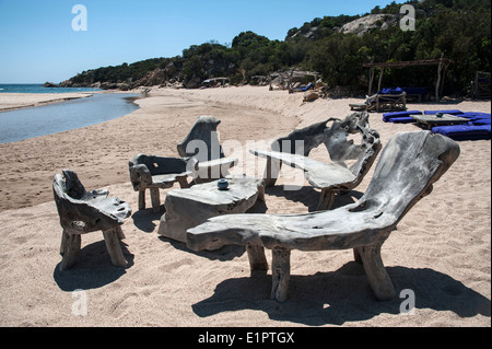 Domaine Murtoli Villa; Sartène; Corse‎; Murtoli; Luxe; Roccapina Beach; Roccapina :: Corse-du-Sud; Ile de beauté Foto Stock