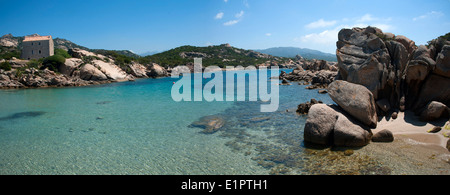 Domaine Murtoli Villa; Sartène; Corse‎; Murtoli; Luxe; Roccapina Beach; Roccapina :: Corse-du-Sud; Ile de beauté Foto Stock