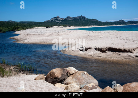 Domaine Murtoli Villa; Sartène; Corse‎; Murtoli; Luxe; Roccapina Beach; Roccapina :: Corse-du-Sud; Ile de beauté Foto Stock