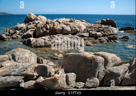 Domaine Murtoli Villa; Sartène; Corse‎; Murtoli; Luxe; Roccapina Beach; Roccapina :: Corse-du-Sud; Ile de beauté Foto Stock