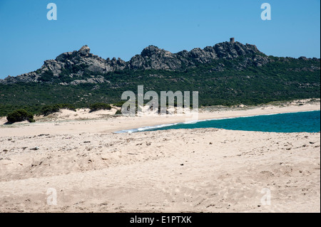 Domaine Murtoli Villa; Sartène; Corse‎; Murtoli; Luxe; Roccapina Beach; Roccapina :: Corse-du-Sud; Ile de beauté Foto Stock