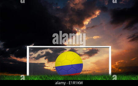 Immagine composita di calcio in Colombia di colori Foto Stock