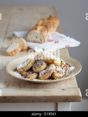 Noce di cocco toast alla francese Foto Stock