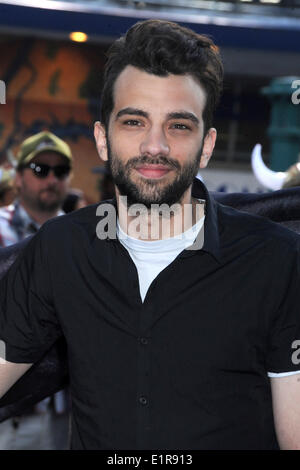 Jay Baruchel assiste il 'Come addestrare il vostro drago 2' Foto chiamata in Times Square il 6 giugno 2014 a New York City Foto Stock