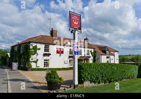 Esterno del re Guglielmo IV, un Country inn e ristorante, nel villaggio di Sedgeford, North Norfolk Foto Stock