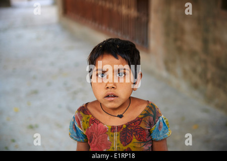 India Rajasthan, Meda village intorno a Jodhpur, Rabari gruppo etnico Foto Stock