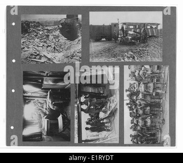 Questa immagine è tratta dal volume 3 della collezione Canadian Official War Photographs, incentrata sulle forze canadesi nella prima guerra mondiale, che documentano le loro attività militari e i loro contributi in varie zone di combattimento. Foto Stock
