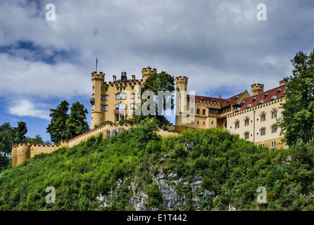 La Baviera, Germania. Schloss Hohenschwangau Castello, palazzo del XIX secolo in Germania meridionale Foto Stock