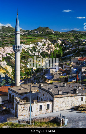 Turchia, Urgup. Città medievale nella provincia di Nevsehir storica regione della Cappadocia Anatolia centrale Foto Stock