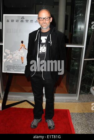 Los Angeles, California, USA. Il 9 giugno, 2014. Moby frequentando il Los Angeles Premiere di ''Terza Persona''.tenuto presso il Linwood Dunn Theatre in Hollywood, la California il 9 giugno 2014. 2014 Credit: D. lunga/Globe foto/ZUMAPRESS.com/Alamy Live News Foto Stock