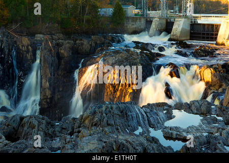 Grand Falls Gorge, Grand Falls, New Brunswick, Canada Foto Stock