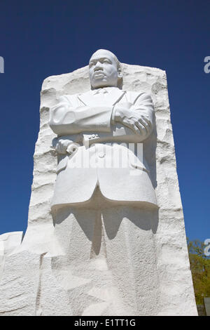Martin Luther King Jr. Memorial in agenzie di sicurezza pubblica di WashingtonD.C. Sul Nationalo Mall dello scultore Lei Yixin Foto Stock