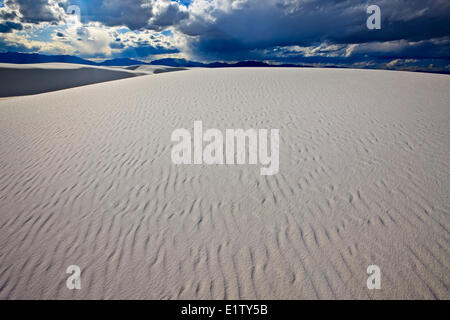 White Sands National Monument, Nuovo Messico, STATI UNITI D'AMERICA Foto Stock