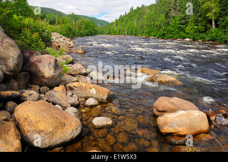 Rivière Sainte-Marguerite, Saguenay Fjord National Park, Quebec, Canada Foto Stock