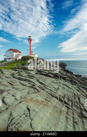 Cape Forchu faro, Nova Scotia, Canada Foto Stock